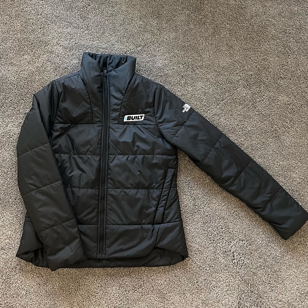 North Face Puffer Coat with BUILT Bar logo M